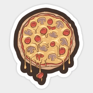 National Pizza Day Drip Sticker